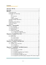 Preview for 4 page of Arbor Technology FPC-8100 Series User Manual