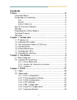 Preview for 3 page of Arbor Technology HiCORE-i89Q1 User Manual