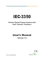 Arbor Technology IEC-3350 User Manual preview