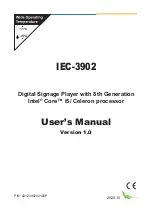 Arbor Technology IEC-3902 User Manual preview