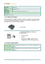 Preview for 14 page of Arbor Technology IEC-3902 User Manual