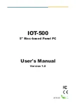 Arbor Technology IOT-500 User Manual preview