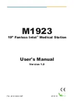 Arbor Technology M1923 User Manual preview