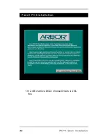 Preview for 14 page of Arbor Technology P0715 Quick Installation Manual