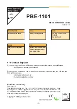 Preview for 1 page of Arbor Technology PBE-1101 Quick Installation Manual