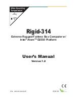 Preview for 1 page of Arbor Technology Rigid-314 User Manual