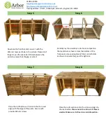 Preview for 3 page of Arbor Technology Triple Wheelie Bin Storage Assembly Instructions