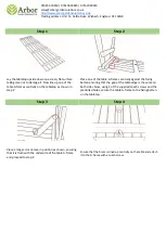 Preview for 2 page of Arbor Technology Victoria picnic table and bench set Quick Start Quide