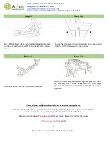 Preview for 4 page of Arbor Technology Victoria picnic table and bench set Quick Start Quide