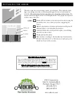 Preview for 4 page of Arboria Astoria Arbor Assembly Instructions