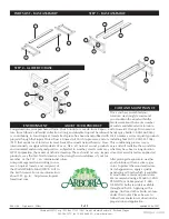 Предварительный просмотр 2 страницы Arboria DAYDREAM 4’ GLIDER Assembly Instructions