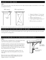 Предварительный просмотр 3 страницы Arboria Rosedale Arbor Assembly Instructions