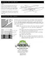 Предварительный просмотр 4 страницы Arboria Rosedale Arbor Assembly Instructions