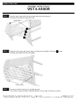 Preview for 3 page of Arboria VISTA ARBOR Assembly Instructions