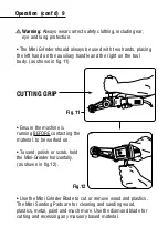 Предварительный просмотр 10 страницы Arbortech MIN.FG.300.00 AU Owner'S Instruction Manual