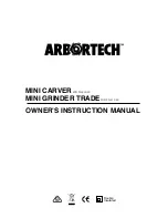 Arbortech MINI CARVER MIN.FG.600.60 Owner'S Instruction Manual preview