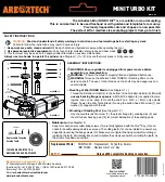 Arbortech MINI TURBO Quick Start Manual предпросмотр