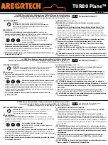 Arbortech TURBO Plane Instructions preview