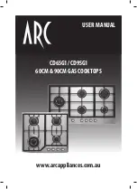 ARC Appliances CD6SG1 User Manual preview