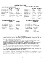 Preview for 9 page of ARC Audio XDi 850.5 Owner'S Manual