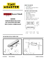 Preview for 1 page of ARC Lighting Tiny Monster Xtreme Series Quick Start Manual