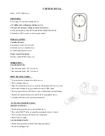 ARC LYCR-1500 User Manual предпросмотр