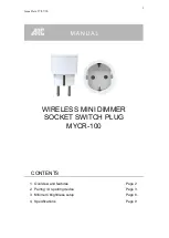 ARC MYCR-100 Manual предпросмотр