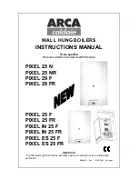 ARCA PIXEL 25 F Instruction Manual предпросмотр