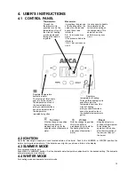 Предварительный просмотр 19 страницы ARCA PIXEL 25 FC Instruction Manual