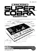 Arcade Retro Gaming Super Cobra Manual preview