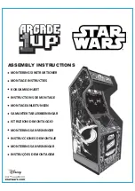 ARCADE1UP STARWARS Assembly Instructions Manual preview