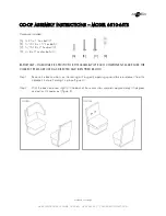 Предварительный просмотр 1 страницы Arcadia 6510-65TS Co-Op Assembly Instructions