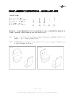 Предварительный просмотр 1 страницы Arcadia 6511-65TS Co-Op Assembly Instructions