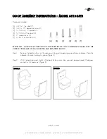 Arcadia 6513-65TS Assembly Instructions предпросмотр