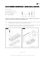 Предварительный просмотр 1 страницы Arcadia 6523 Assembly Instructions