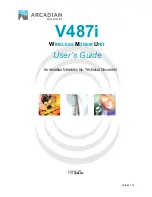 Arcadian Networks V487i User Manual preview