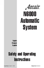 ARCAIR N6000 Automatic System Safety And Operating Instructions Manual preview