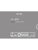 Preview for 45 page of Arcam A19 Handbook