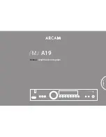 Preview for 59 page of Arcam A19 Handbook