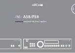 Arcam A38 Handbook preview