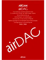 Предварительный просмотр 1 страницы Arcam airDAC Connections And Quickstart Manual