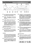 Предварительный просмотр 7 страницы Arcam ALPHA AV50 Handbook