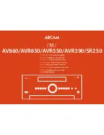 Preview for 1 page of Arcam AV860 Handbook