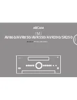 Предварительный просмотр 97 страницы Arcam AV860 Handbook