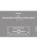 Preview for 285 page of Arcam AV860 Handbook