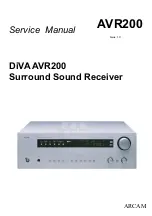 Предварительный просмотр 1 страницы Arcam AVR200 Service Manual