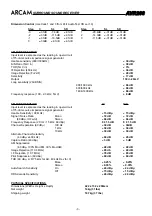 Предварительный просмотр 4 страницы Arcam AVR200 Service Manual