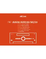 Arcam AVR550 Handbook preview