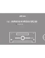 Preview for 171 page of Arcam AVR550 Handbook