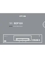 Предварительный просмотр 39 страницы Arcam BDP100 Manual